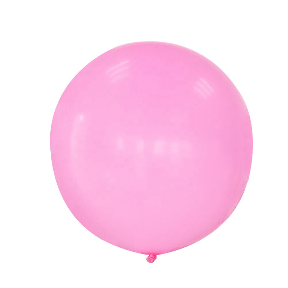 Perfectly Beautiful Coloful Perfect Birthday Party Rose Pink Orange Red Silver Round Larger 36inch Giant 36in Big Balloons