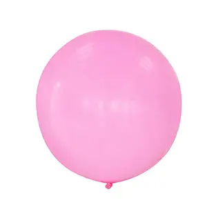 Perfectly Beautiful Coloful Perfect Birthday Party Rose Pink Orange Red Silver Round Larger 36inch Giant 36in Big Balloons