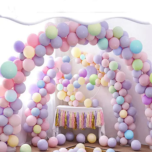 Happy Anniversary Latex Helium Balloons Toys 12 inch Pastel Party Balloon