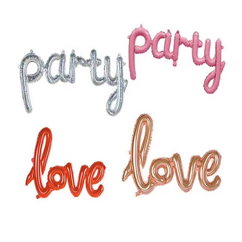 Party Helium Air Round Shape Aluminium Ballon Globos 18 inch Metal Blue Rose Gold Silver 4D Foil Balloon