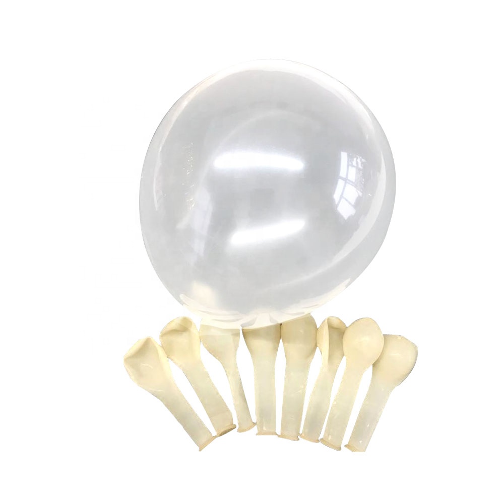 Wholesale 12inch 18inch Helium Latex Free Transparent Clear Ballon Balloons