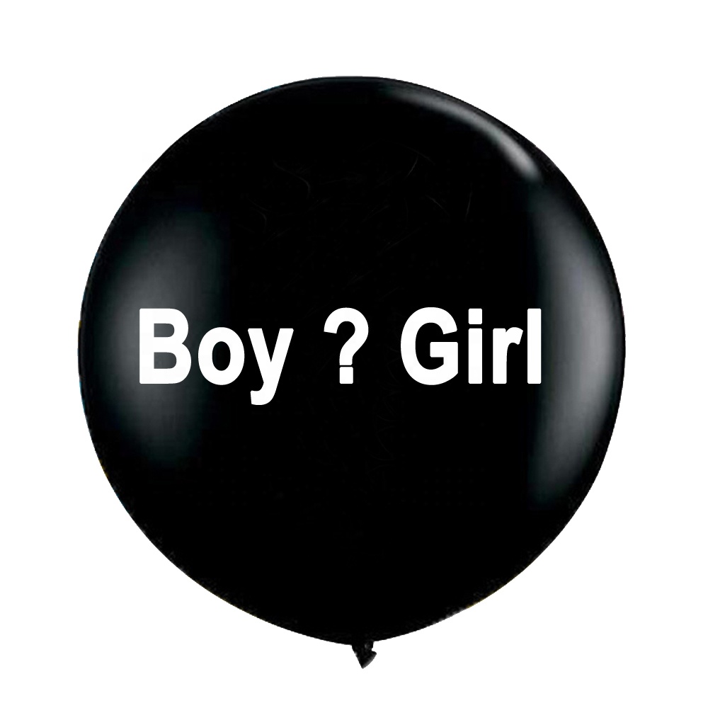 Kid Birthday Party Baby Shower Decorations Favors Ballon Premium 18 36inch Gold Blue Pink Gender Reveal Confetti Balloon set