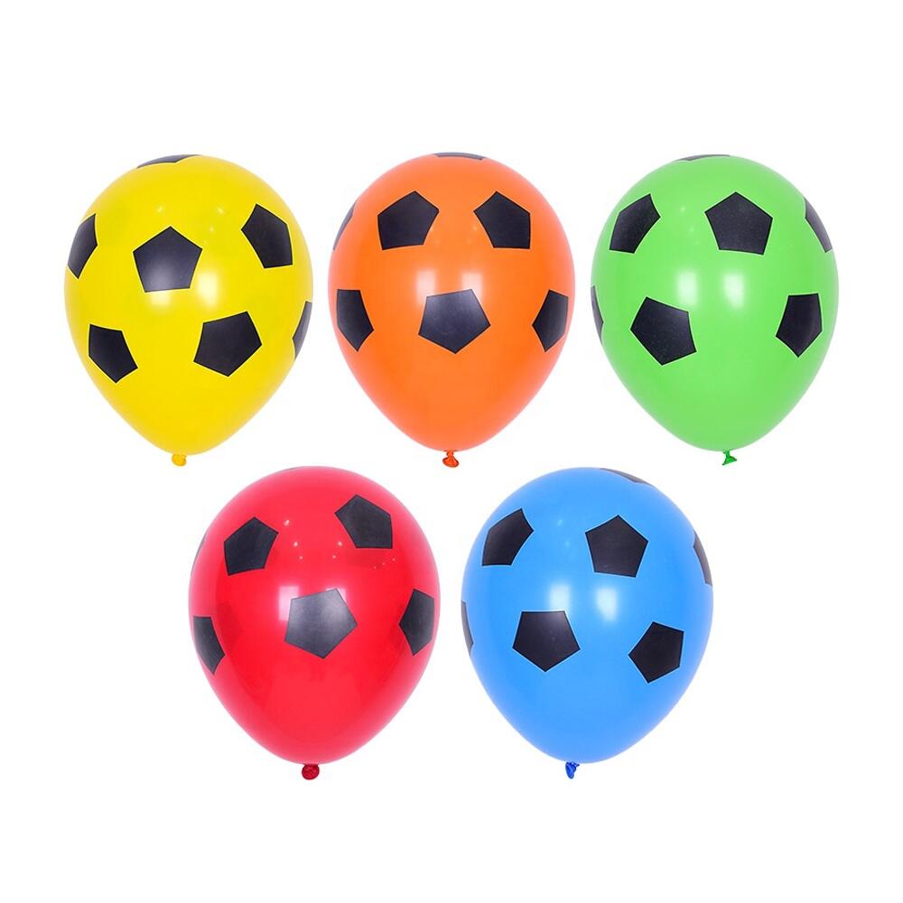 Inflatable Air Helium Floating Special World Cup Party Balon Yay Football Snowflake Flag Printing Printed Latex Ballon Balloon