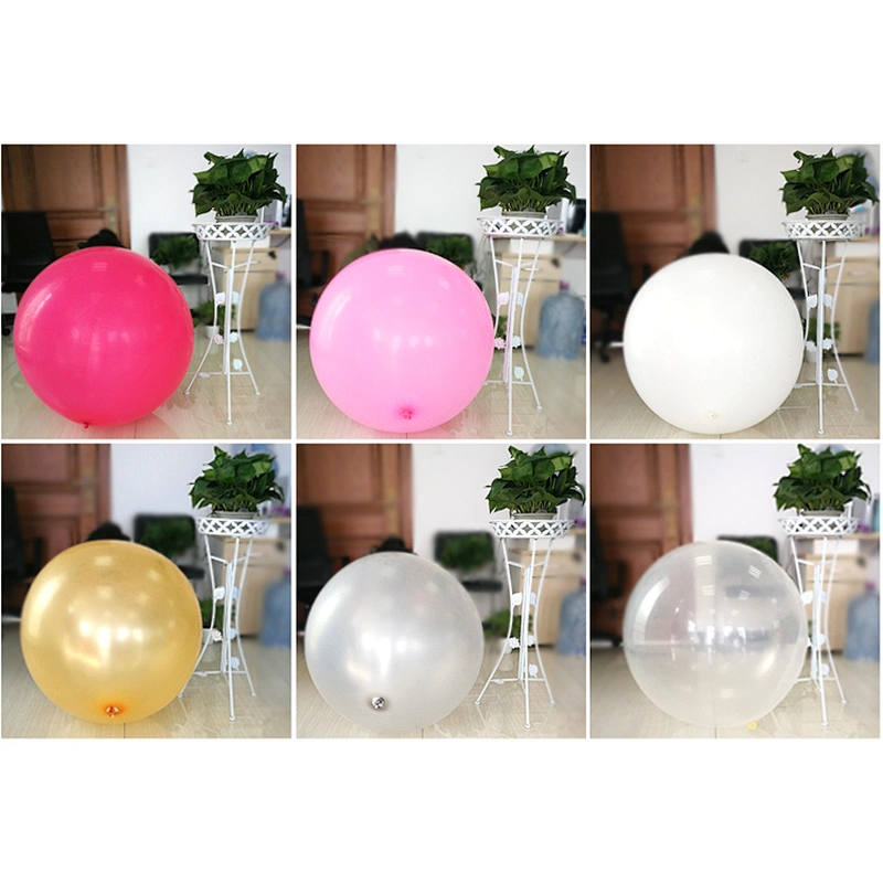 Huge Large Pearl Metallic Gold 36inch 90cm Latex Round Helium Balloons