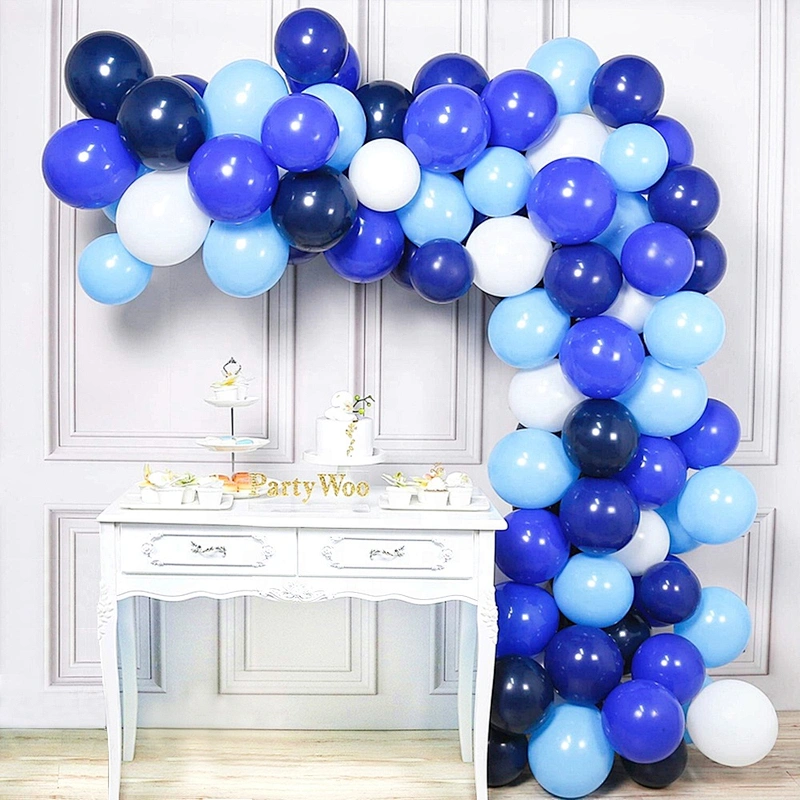 Wholesale Helium Latex Metallic Color Royal Blue Balloons for Party