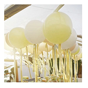 Shiny Customized Giant Round Shape Transparent 12 Inch 18 Inch Latex Balloons