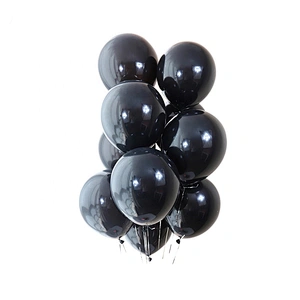 Fly Giant Cheap Metal Black Decor Party 36 inch Latex Fill Helium Air Balon Balloons