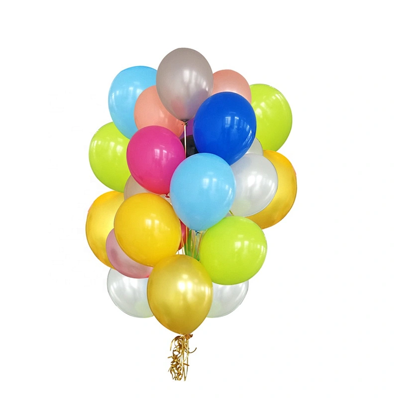 Party Decoration 12inch Matt Latex Globos Navy Dark Baby Blue Red Yellow White Coral Grey Silver Gold and Peach Balloon Ballon