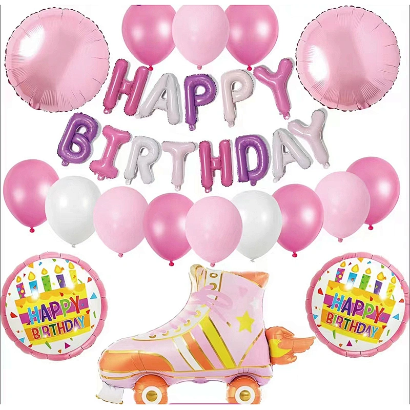 Latex Foil Balloon Party Decorations High Quality Happy Birthday Balloons Set For Birthday Party Decorations