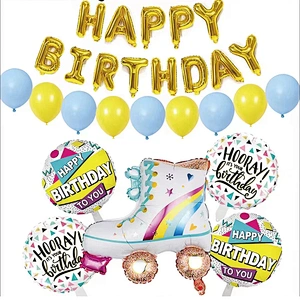Latex Foil Balloon Party Decorations High Quality Happy Birthday Balloons Set For Birthday Party Decorations