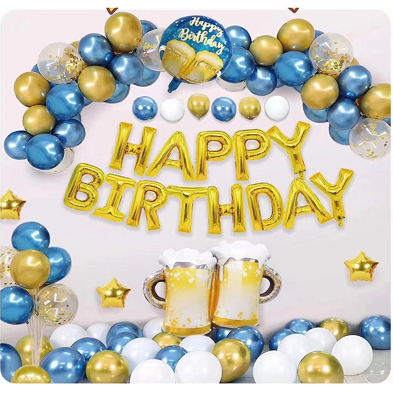 Theme Balloons Arch Kit Kids Happy Birthday Party Balloons Sets Decorations Latex Balloons Garland For Birthday Party