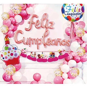 Kids Cartoon Theme Party Decoration Supplies Set Birthday Ballons Party Decorations Set De Globos Happy Birthday Balloons
