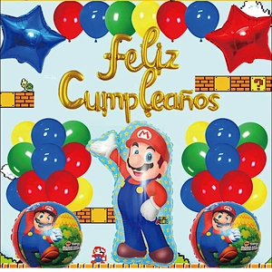 Feliz Cumpleanos Happy Birthday Theme Character Party Decoration Balloons Set Cartoon Foil Ballons Birthday Party Decorations
