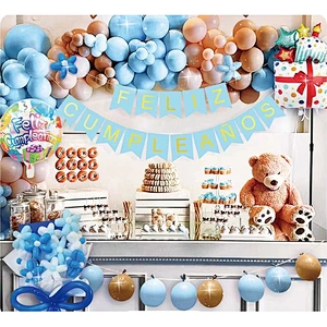 Kids Cartoon Theme Party Decoration Supplies Set Birthday Ballons Party Decorations Set De Globos Happy Birthday Balloons
