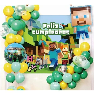 Kids Cartoon Theme Party Decoration Supplies Set Birthday Ballons Party Decorations Set De Globos Happy Birthday Balloons