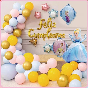 New Design Feliz Cumpleanos Baby Shower Boys&Girls Happy Birthday Balloon Party Decorations Latex Balloon Garland Arch Kit