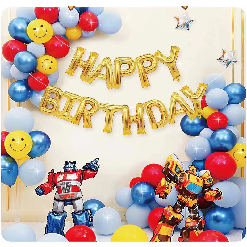 Theme Balloons Arch Kit Kids Happy Birthday Party Balloons Sets Decorations Latex Balloons Garland For Birthday Party