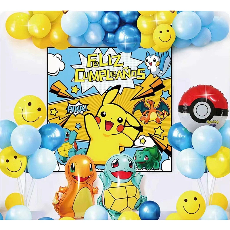 Kids Cartoon Theme Party Decoration Supplies Set Birthday Ballons Party Decorations Set De Globos Happy Birthday Balloons