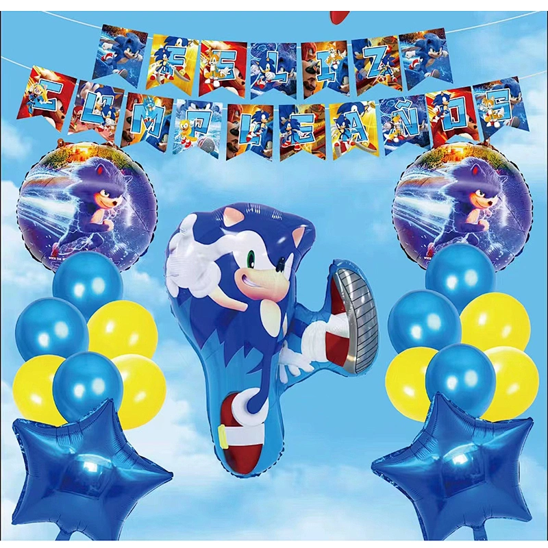 Feliz Cumpleanos Happy Birthday Theme Character Party Decoration Balloons Set Cartoon Foil Ballons Birthday Party Decorations