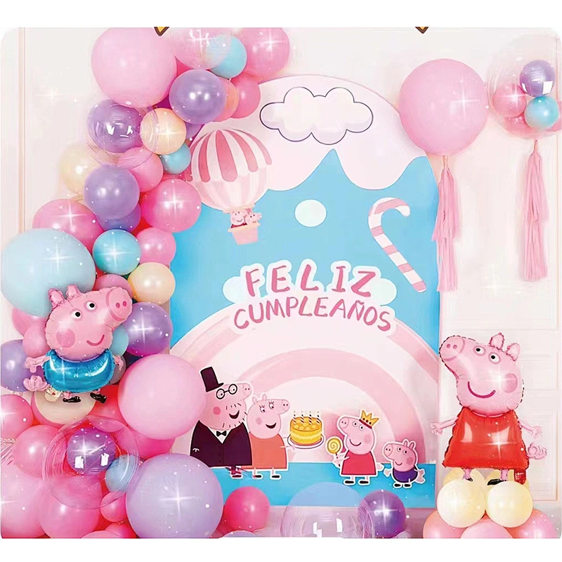 Kids Cartoon Theme Party Decoration Supplies Set Birthday Ballons Party Decorations Set De Globos Happy Birthday Balloons