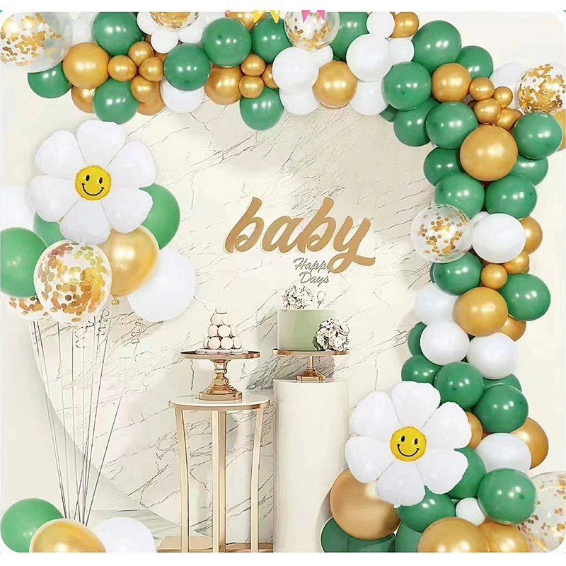 Wholesale Customized Avocado Green Retro Green Latex Balloon Garland Birthday Party Wedding Balloon Decoration Balloons Arch Set