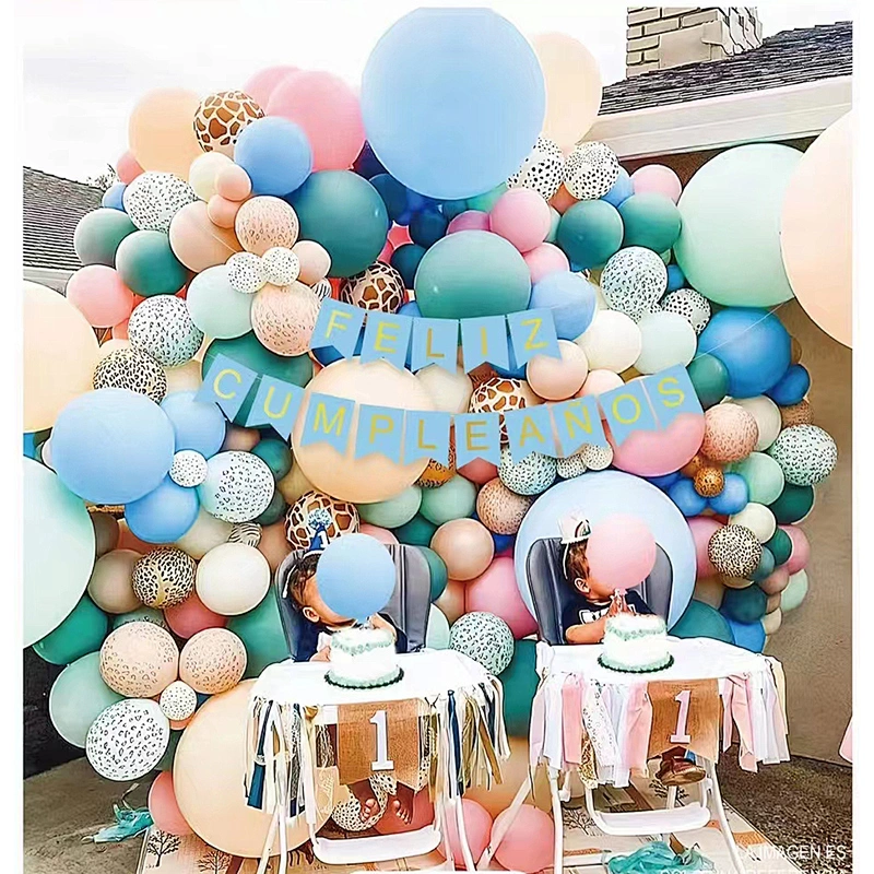 2022 Feliz Cumpleanos Happy Birthday Decorations Supplies Girl Celebration Happy Birthday Confetti Balloon And Latex Balloons