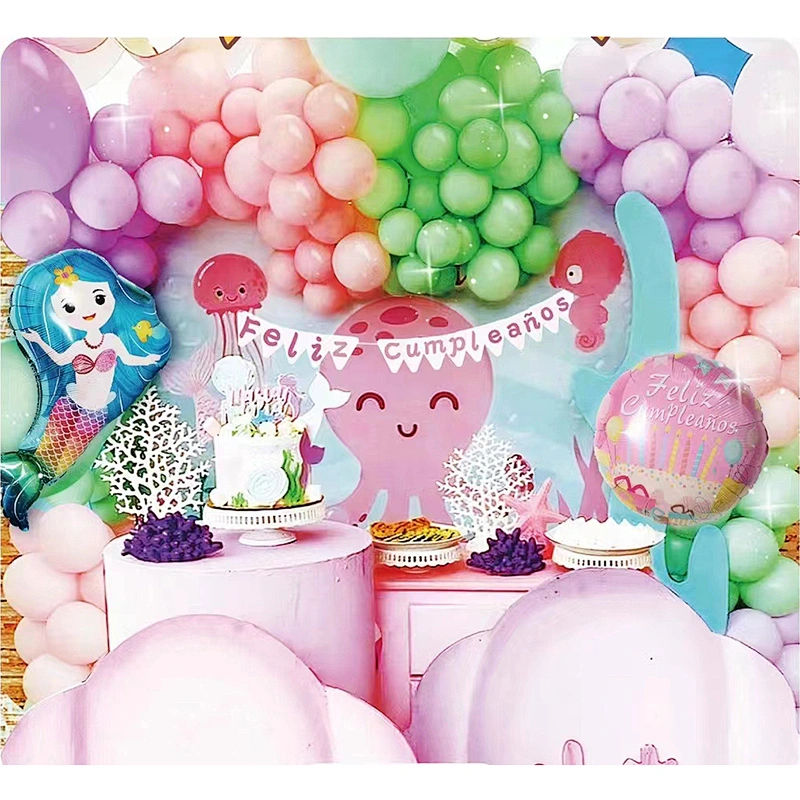 Kids Cartoon Theme Party Decoration Supplies Set Birthday Ballons Party Decorations Set De Globos Happy Birthday Balloons