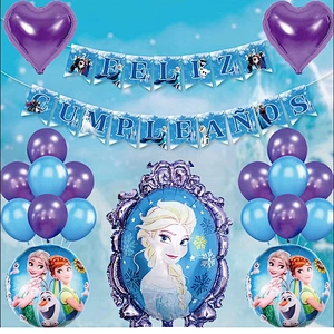 Feliz Cumpleanos Happy Birthday Theme Character Party Decoration Balloons Set Cartoon Foil Ballons Birthday Party Decorations