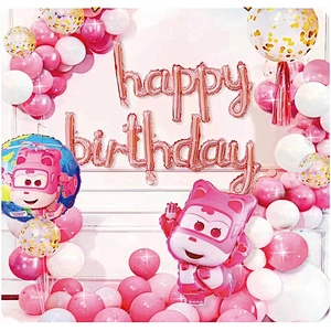 Theme Balloons Arch Kit Kids Happy Birthday Party Balloons Sets Decorations Latex Balloons Garland For Birthday Party