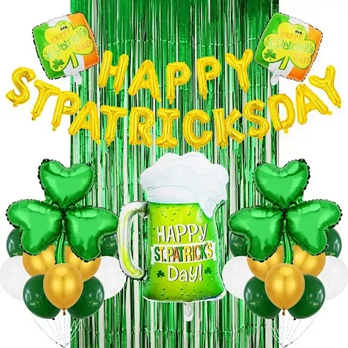 St.Patrick's Day Balloons Garland Arch kit St.Patrick's Day Foil Balloons Party Supplies St.Patrick's Day Party Balloons Decor