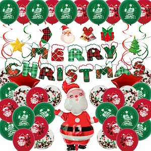 2023 Christmas Balloon Package Spiral Ornament Christmas Balloon