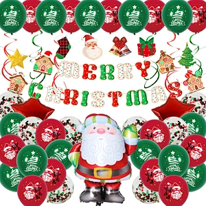 2023 Christmas Balloon Package Spiral Ornament Christmas Balloon