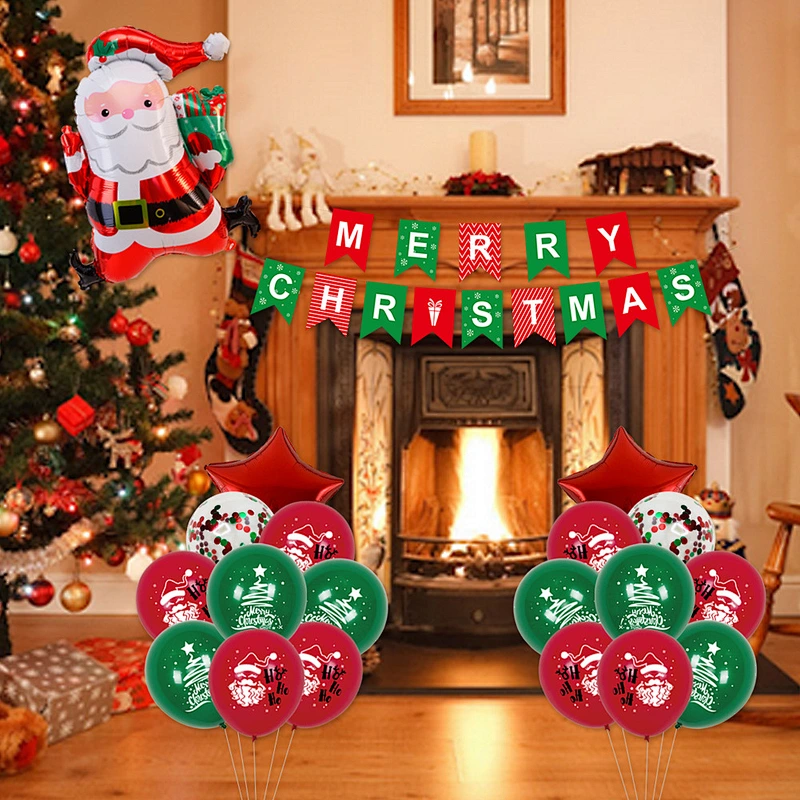 2023 Christmas Balloon Package Spiral Ornament Christmas Balloon