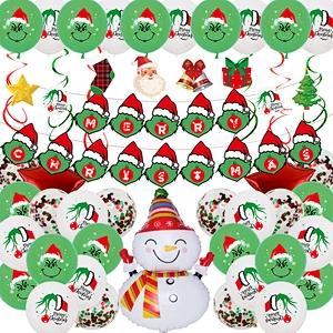 2023 Christmas Balloon Package Spiral Ornament Christmas Balloon