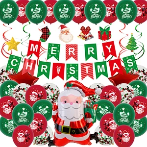 2023 Christmas Balloon Package Spiral Ornament Christmas Balloon