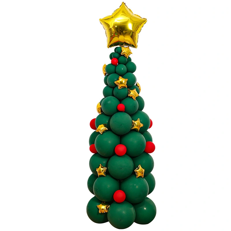 Hot Sale Wholesale Christmas Balloon Set Arch Party Decoration Santa Gift Box Balloon Set