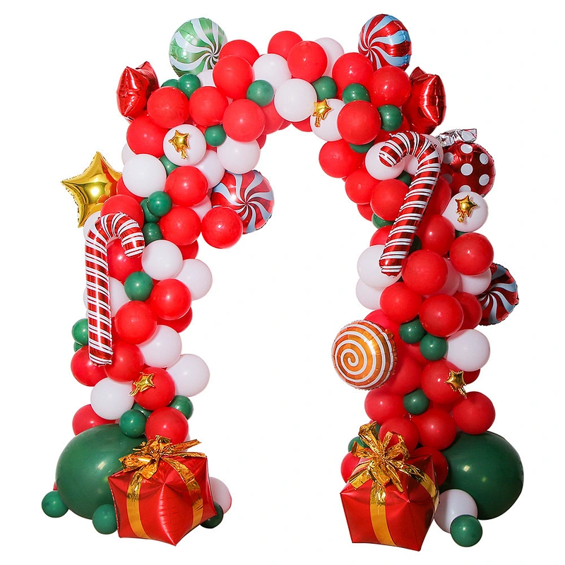 Christmas Decorations Balloon Arch Garland Party Balloon Decorations Balloon Props Santa Claus Banner Snowman Elk