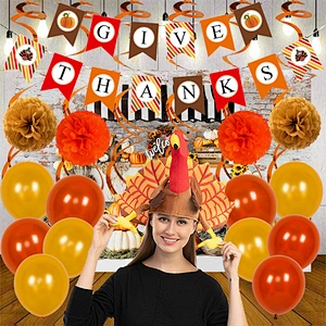 New Design Thanksgiving Balloon Garland 2022 Party Decor Thanksgiving Table Decor Thanksgiving Day Decoration