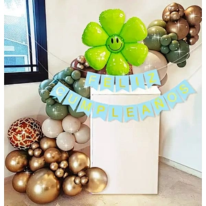 Purple Latex Balloons Doors And Windows Balloon Decoration Spanish Happy Birthday Alphabet Banner For Party Decorations
