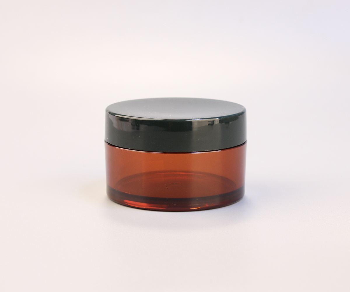 Eco-friendly PET Jar for skin care face body cream 15g 50g 75g 80g PCR PET thick wall Empty Straight Sided Jars Hot sell