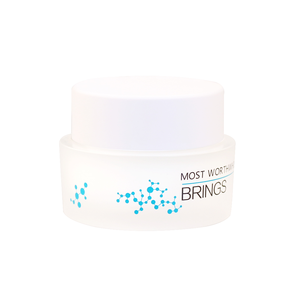 Cream Packaging Cosmetic Jar 50ml Custom Eco Friendly Empty Plastic Acrylic Skin Care Cream