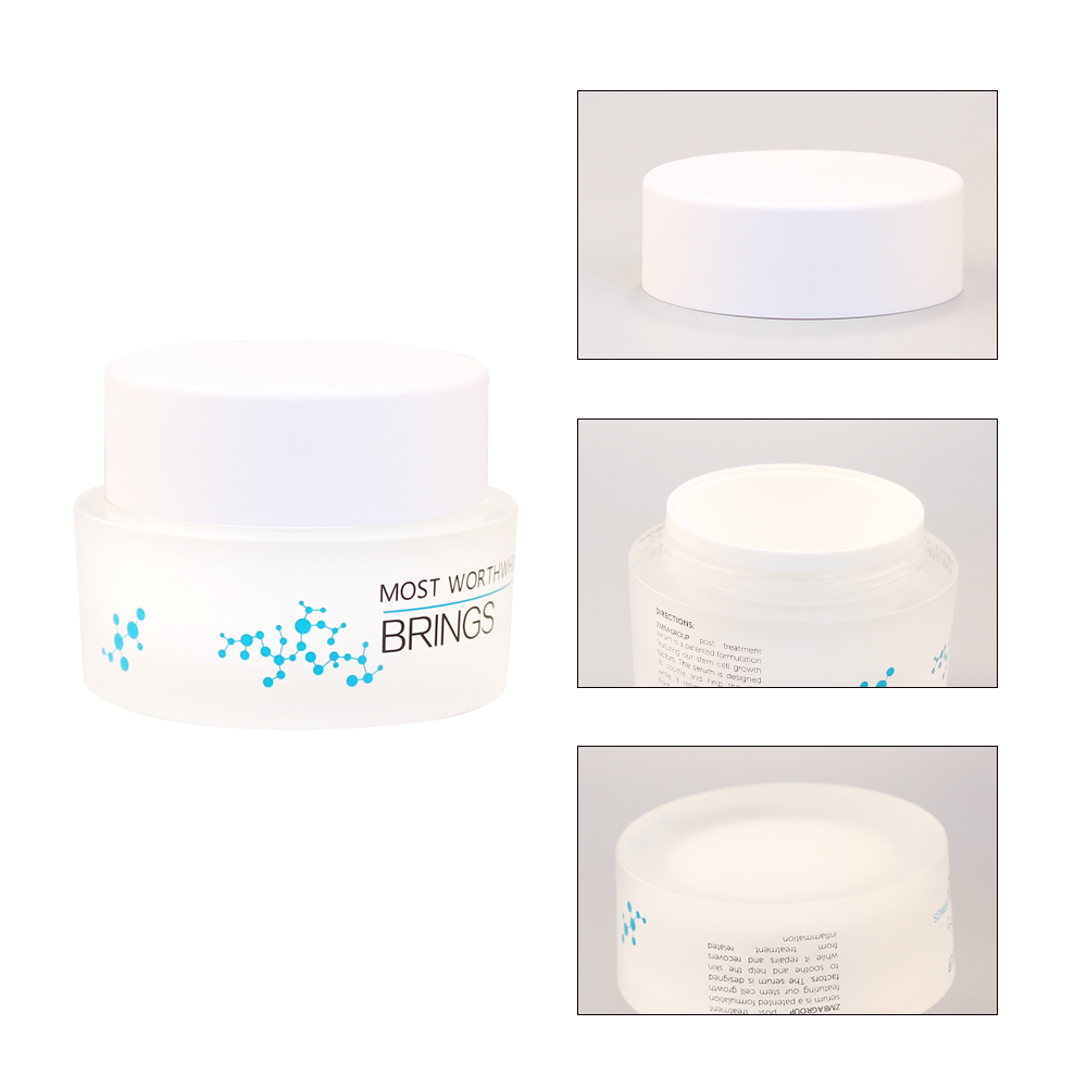 Cream Packaging Cosmetic Jar 50ml Custom Eco Friendly Empty Plastic Acrylic Skin Care Cream