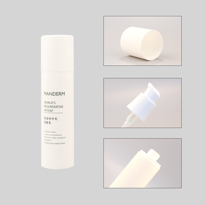 15ml empty plastic airless bottle container cosmetic packaging