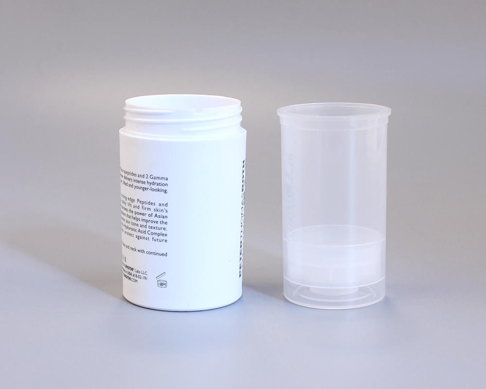 30ml 50ml airless bottle with refillable inner bottle