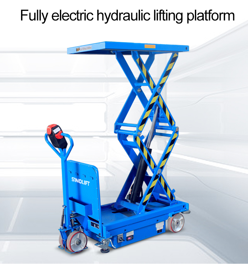 Sinolift ESS series Full electric scissor lift table truck