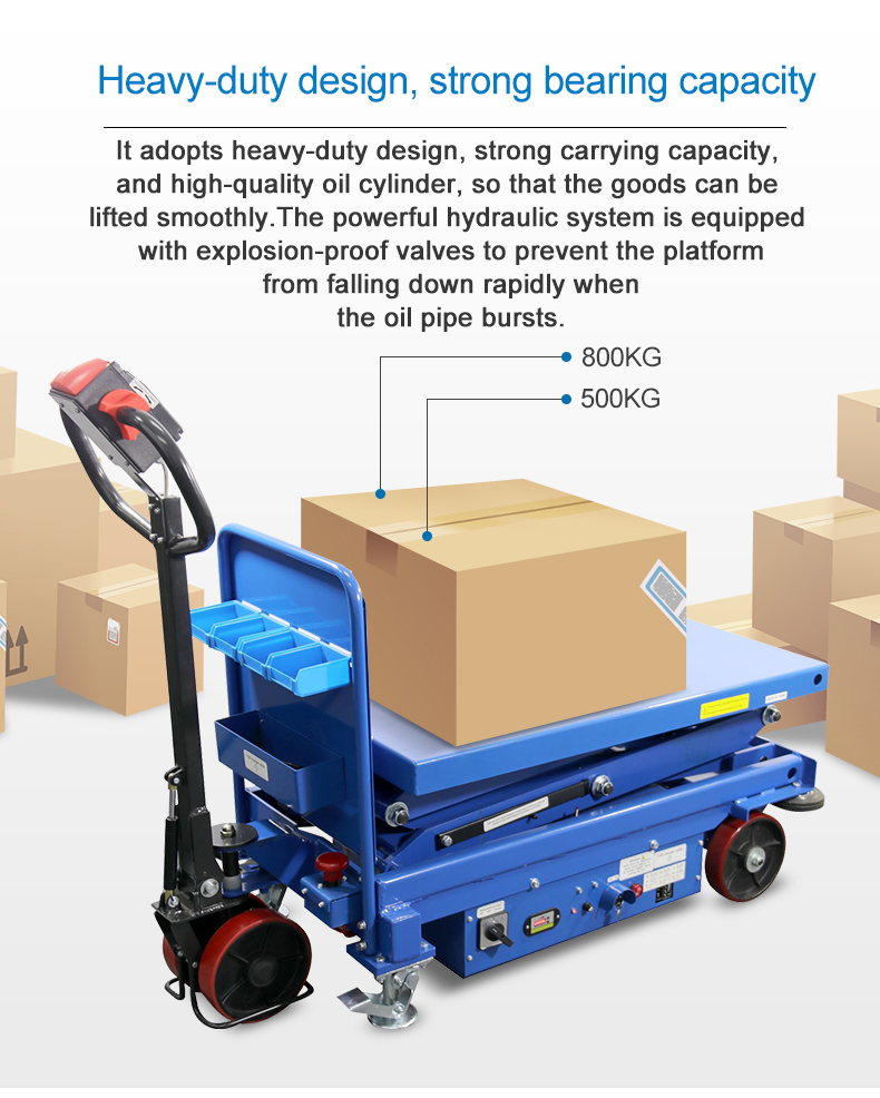 Sinolift ESS series Full electric scissor lift table truck
