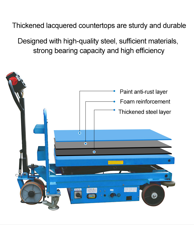 Sinolift ESS series Full electric scissor lift table truck