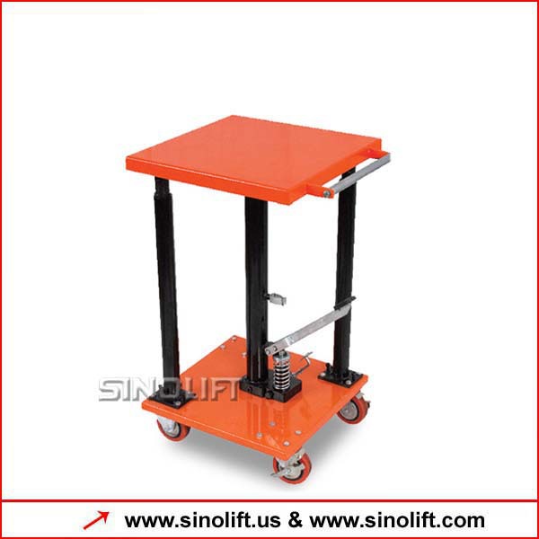 PT Series Post lift tables with wheels