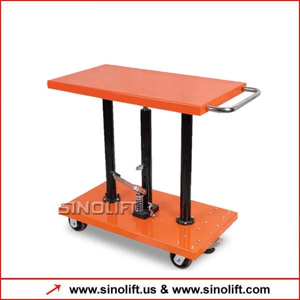 PT Series Post lift tables with wheels