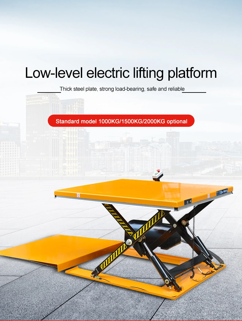 Sinolift HY1000 series Low Profile electric Lift Lable platform